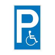 Placas de parque de estacionamento e estacionamento proibido de plástico