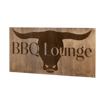 Placa de madeira Madera “BBQ Lounge”