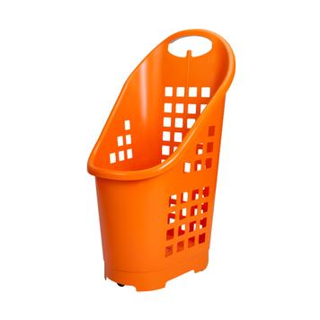 Flexicart, carrinho de compras em plástico 64 litros, para puxar