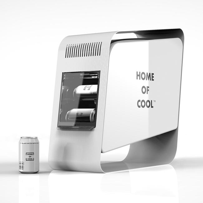 POS Cooler “Home of Cool”, Expositor refrigerado para ponto de venda