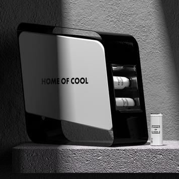 POS Cooler “Home of Cool”, Expositor refrigerado para ponto de venda