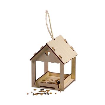 Puzzle 3D “Huzzle”, conjunto casinha para pássaros em saco de papel