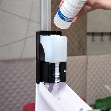 Sensor-Wall – Kit de instalação, dispensador de desinfetante para stretchframes e perfis Quattro de 30 mm