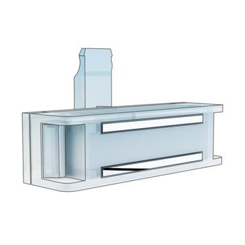 Suporte magnético horizontal para suporte de preços “Click”