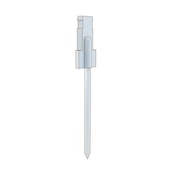 Pino de metal com agulha para suporte de preços “Click”