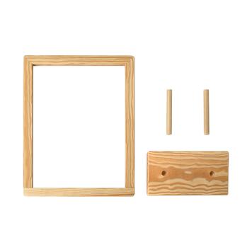 Porta cartaz de mesa “Kavero” de madeira