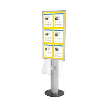 Expositor de folhetos com LED “Score"