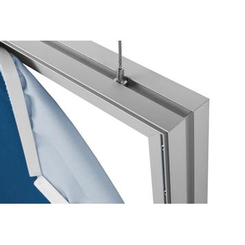 Stretchframe em alumínio “44” para suspensão do teto