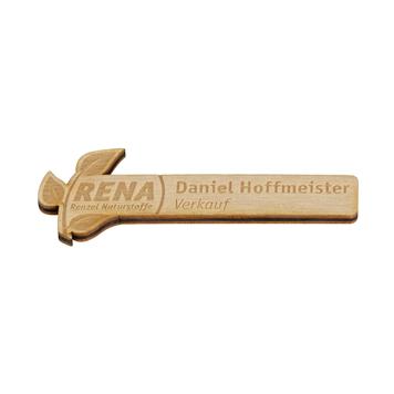 Placa de identificação de madeira “Nerine”